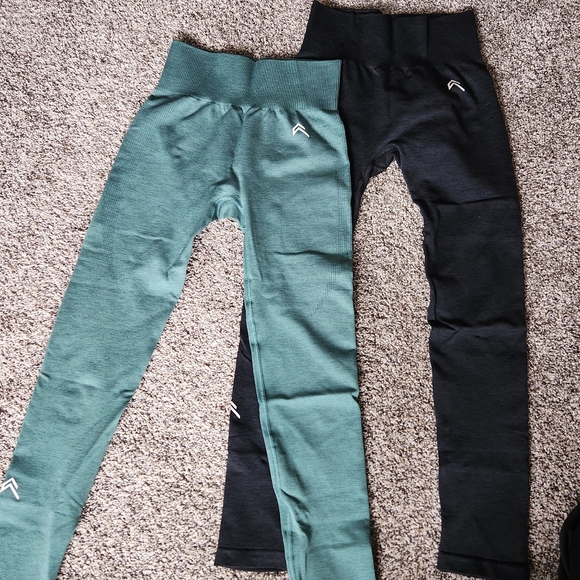 ONER active classic seamless gym leggings set of 2 - Picture 2 of 5